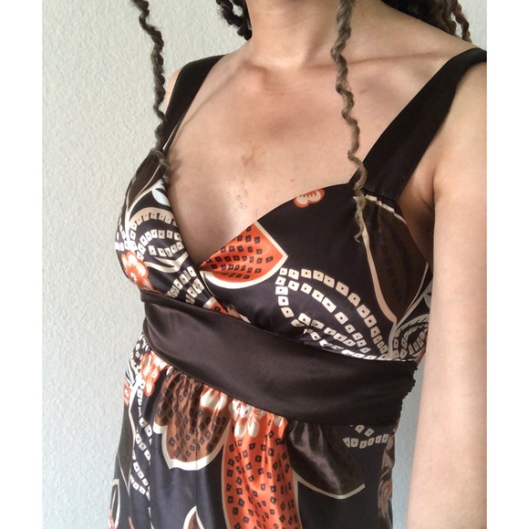 Y2K Charlotte Russe Hawaiian Print Summer Dress - Picture 3 of 3